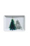 Hermia NNTAN18X13DS885605 Juego de Servir Pasteles Porcelana 18 x 13 cm 3 Piezas para Navidad